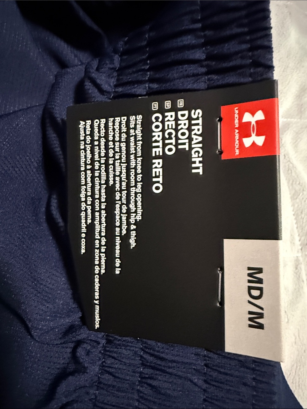 Under Armour Men's Navy Performance Joggers - Picture 2 of 2